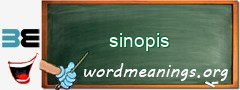 WordMeaning blackboard for sinopis